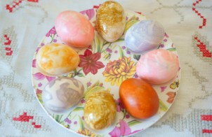 Крашеные яйца на пасху